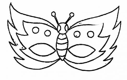 Moldes de Máscaras de Carnaval para Imprimir Grátis