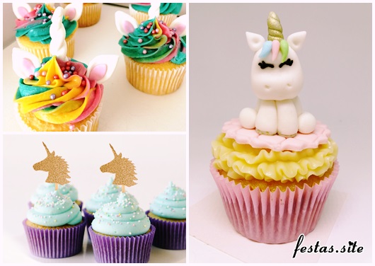 Cupcake de Unicórnio modelos