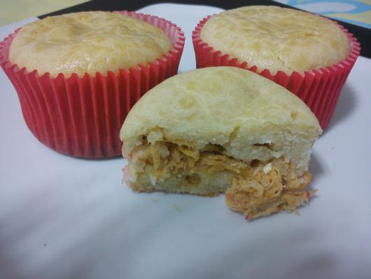 Cupcake Salgado de Frango
