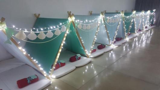 luzes para festa do pijama simples