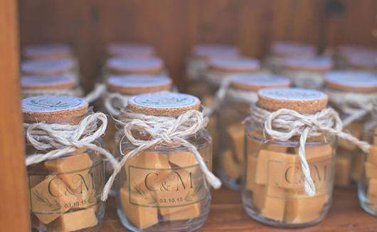 Lembrancinha de Casamento Simples com doce de leite