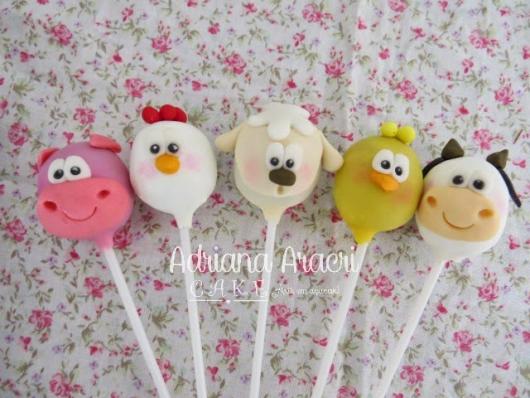 Pop Cake De Animais fazendinha