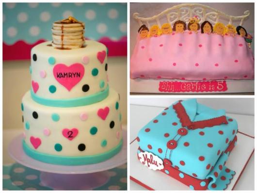 Como fazer uma festa do Pijama bolo de pasta americana com 3 versões criativas