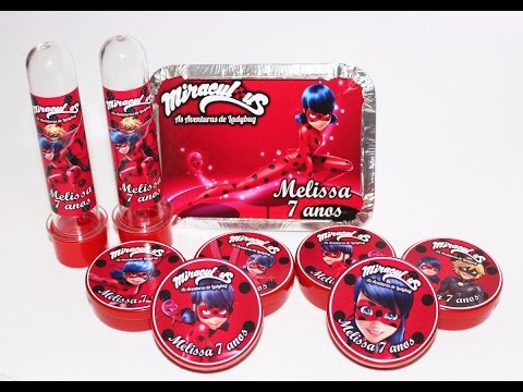 Lembrancinhas Festa Ladybug: kit de personalizados
