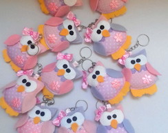 Lembrancinhas de Maternidade de Feltro corujinha