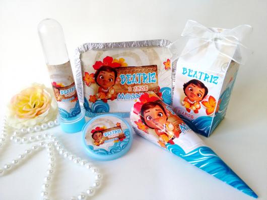 Lembrancinhas Moana Baby kit personalizados