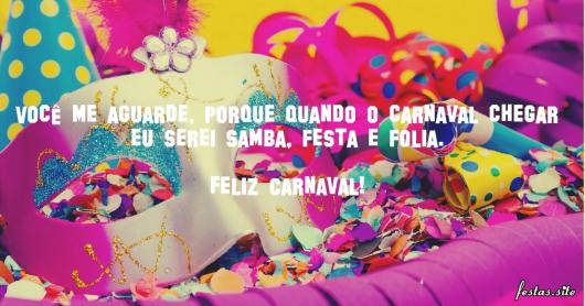 Mensagens de Carnaval com textos e imagens.