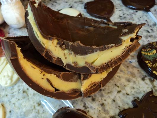 Receitas de Ovos de Páscoa Recheado de creme de maracujá