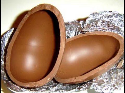 Receitas de Ovos de Páscoa Simples de duas metades