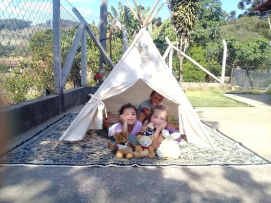 cabanas para festa de pijama unissex