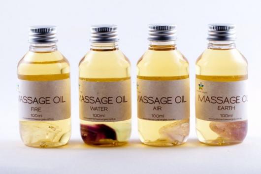 O que colocar na Caixa dos 5 Sentidos visão óleo de massage