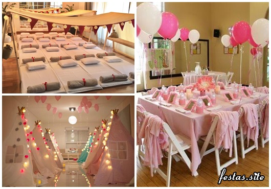Como Fazer uma Festa do Pijama decoração
