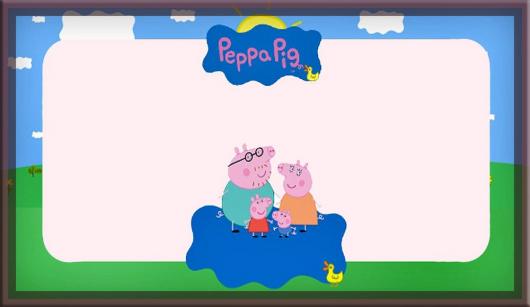 convite Peppa Pig para imprimir em casa