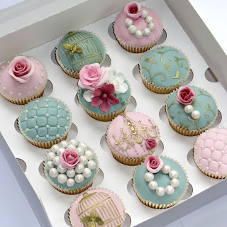 Cupcake para Casamento com pérolas