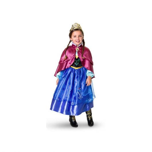 Fantasia da Frozen personagem Anna com coroa