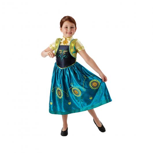 Fantasia da Frozen Fever de luxo curta