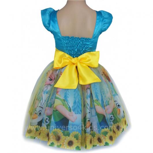 Fantasia da Frozen Fever estampada