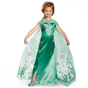 Fantasia da Frozen Fever com capa estampada