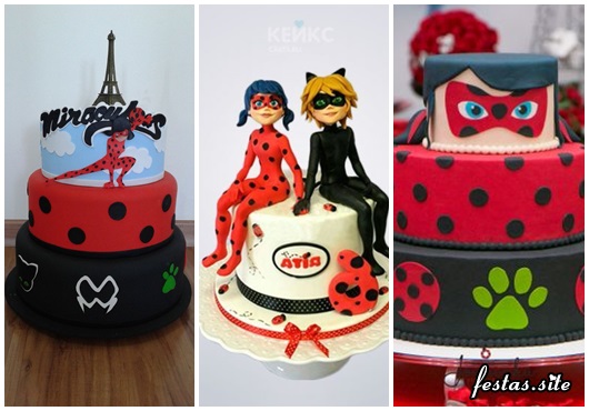 Fotos de Bolo Ladybug Decorado