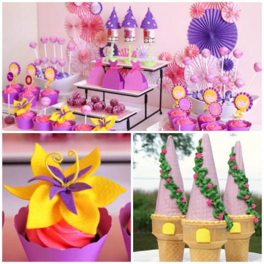 Festa Rapunzel modelos de lembrancinhas com doces