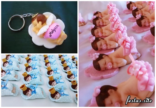 Lembrancinhas de Maternidade de biscuit