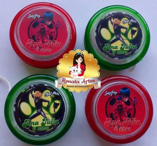 Lembrancinhas Ladybug e Catnoir iôiô