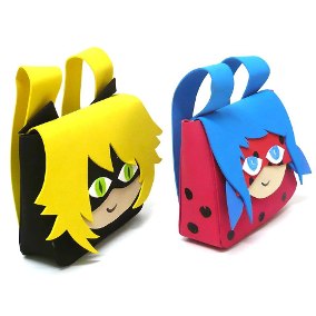 Lembrancinhas Ladybug com EVA mochila