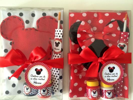 Lembrancinhas Personalizadas Mickey: kit para desenhar e pintar