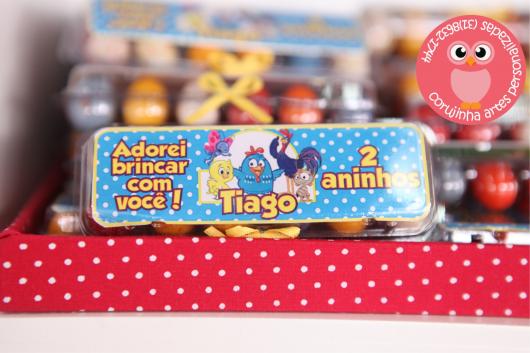 Lembrancinhas Personalizadas Galinha Pintadinha: embalagem com ovinhos coloridos