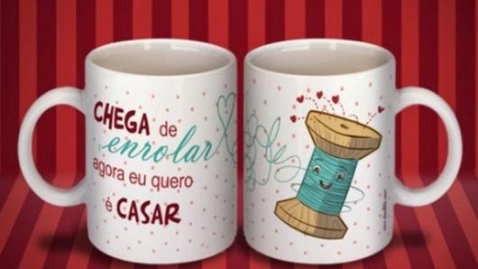 Presente Dia dos Namorados: caneca com frase engraçada