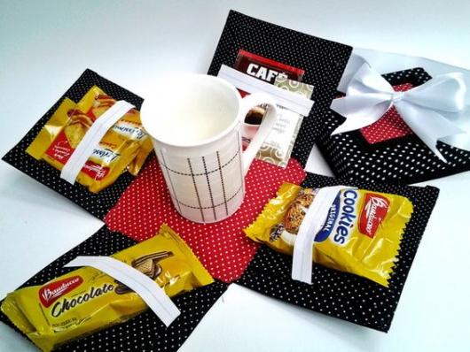 Presente Dia dos Namorados: kit café da manhã com caneca