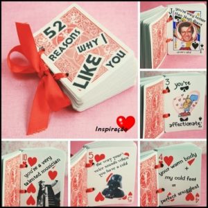 Presente Dia dos Namorados: baralho do amor