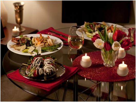 ideias para jantar romântico