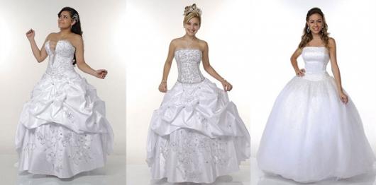 vestido de debutante branco com corpete