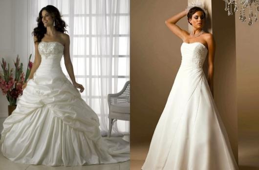 Vestido de Noiva Tomara que Caia com pregas