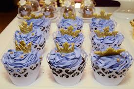 Cupcake Princesa Sofia azul de ganache