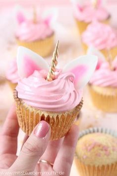 Cupcake de unicórnio.