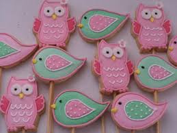Biscoitos Decorados infantil tema corujinha