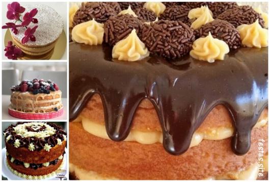 ideias para naked cake