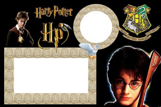 arte convite Harry Potter pronta