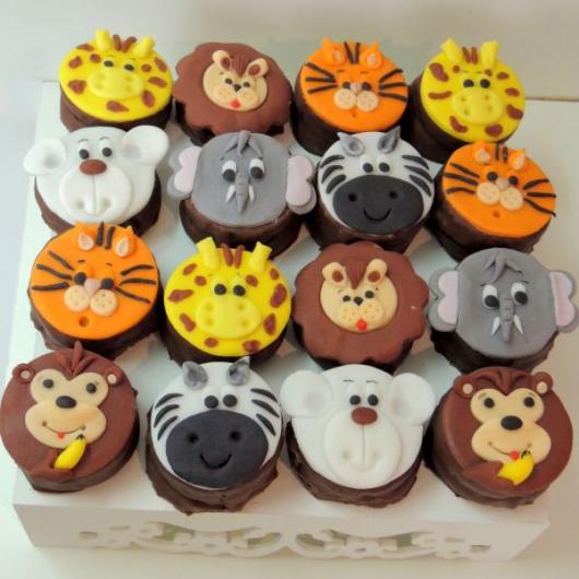 Cupcakes Decorados para Festa Safari