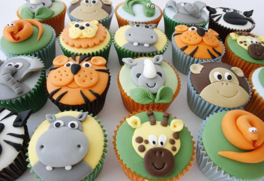 Cupcakes Decorados Safari