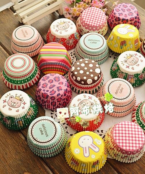 Cupcakes Decorados wrapper estampado