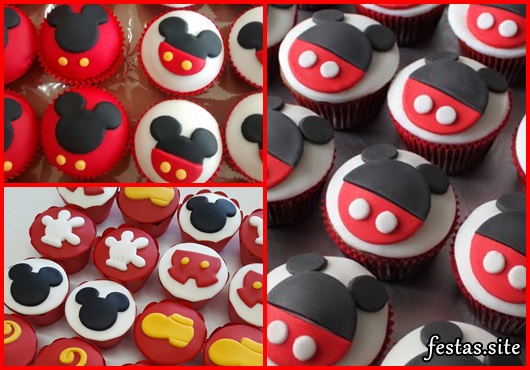 Cupcakes Decorados modelos do Mickey