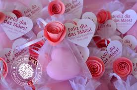 Lembrancinha Dia das Mães Evangélicas sabonete no formato de coração