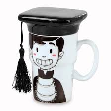 Presente de Formatura para homem caneca personalizada com desenho do formando