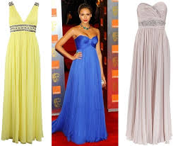 Vestido de Festa para Gestante longo amarelo com brilho na cintura