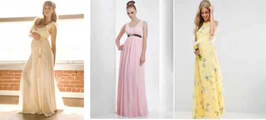 vestido de noiva para grávidas colorido