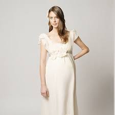 vestido de noiva para grávidas vintage