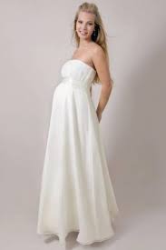 vestido de noiva para grávidas simples tomara que caia